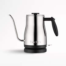 Bodum Bistro Gooseneck Electric Tea Kettle + Reviews | Crate & Barrel