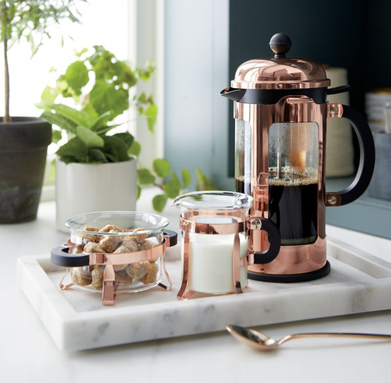 Bodum Chambord Copper 34 Ounce French Press Reviews Crate Barrel Canada