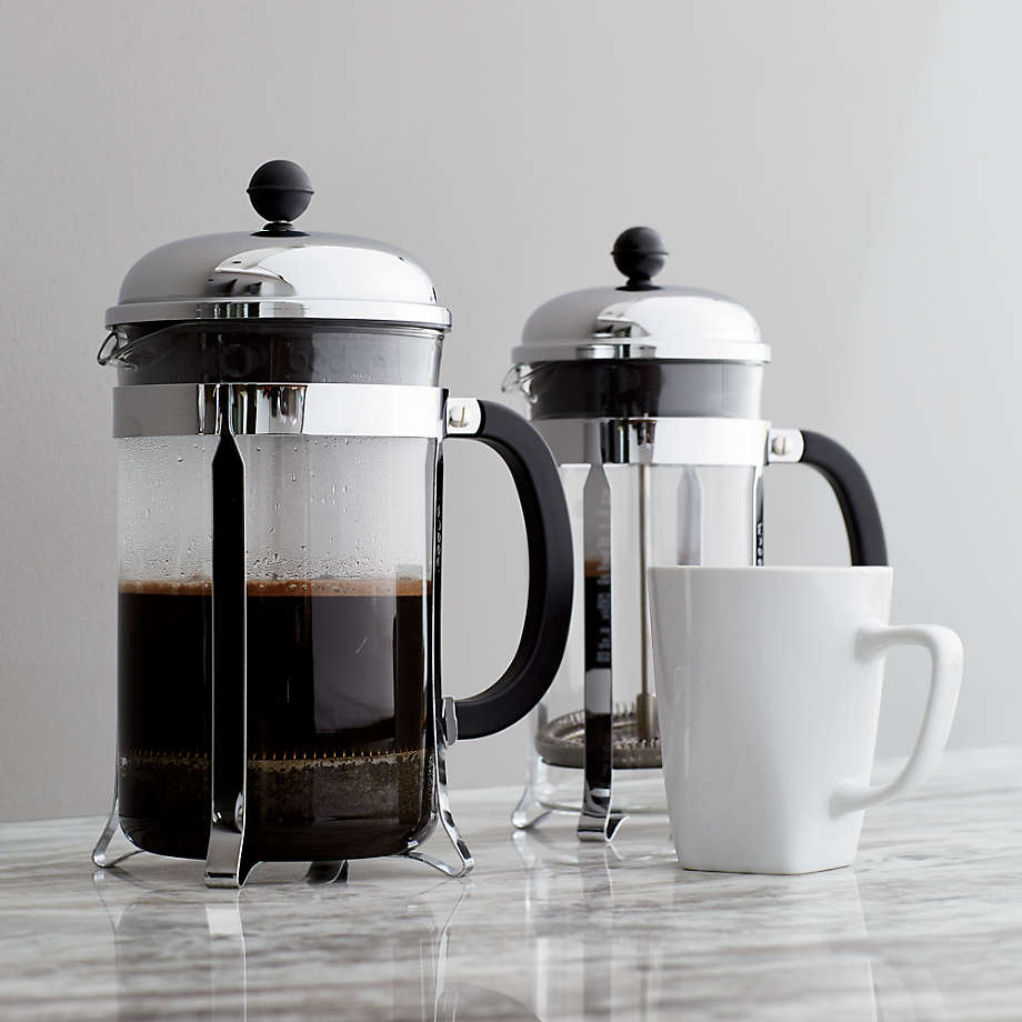 Bodum TRAVEL PRESS French Press Coffee Maker & Mug, 15 oz, Black 