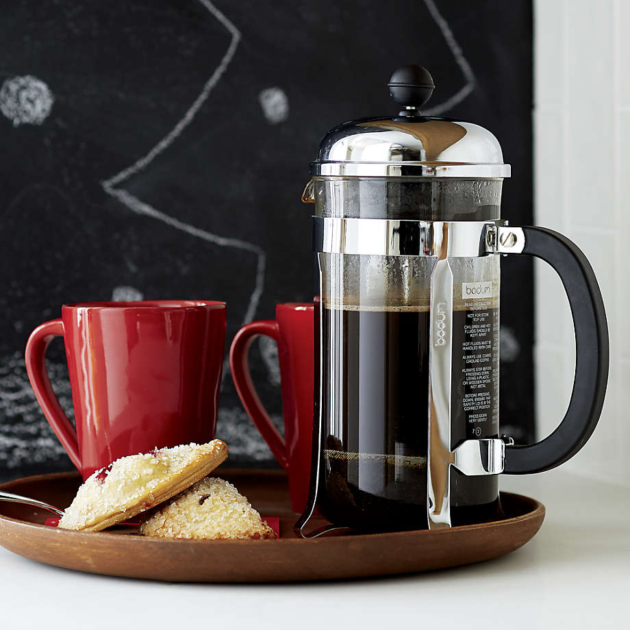 Bodum Columbia 34-Ounce Stainless Steel Double Wall Thermal French Press +  Reviews, Crate & Barrel