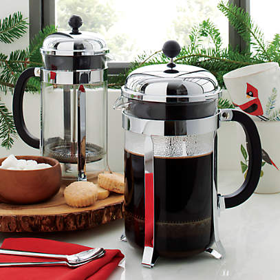 Bodum Columbia 34-Ounce Stainless Steel Double Wall Thermal French Press +  Reviews, Crate & Barrel