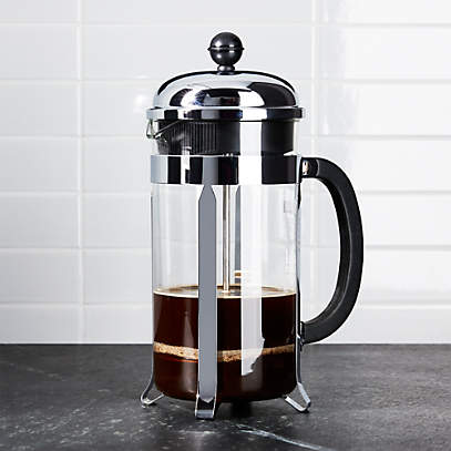  Bodum Chambord French Press Coffee Maker, 1 Liter, 34 Ounce,  Chrome: Home & Kitchen