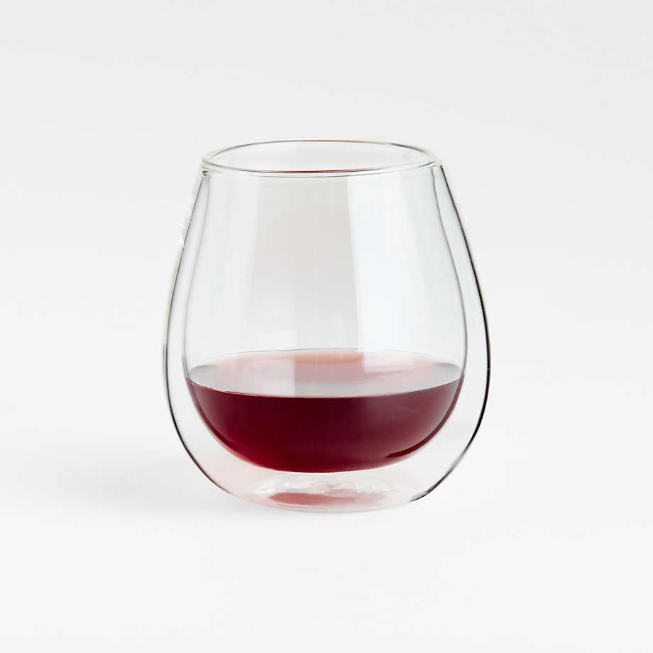Bodum Double Walled Stemless Red Wine Glass Reviews Crate And Barrel Canada
