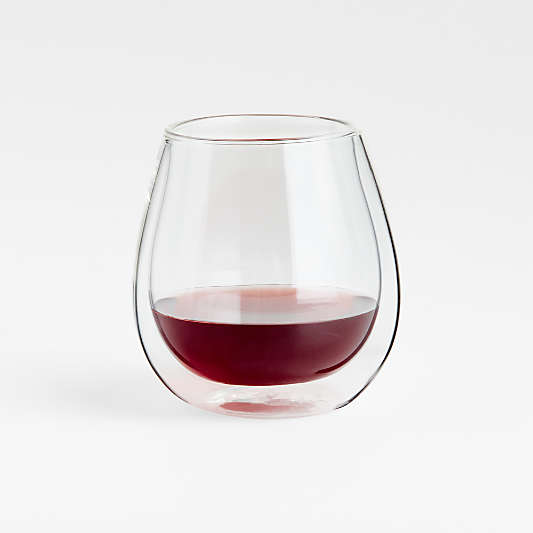 Bodum ® Double-Walled Stemless Red Wine Glass