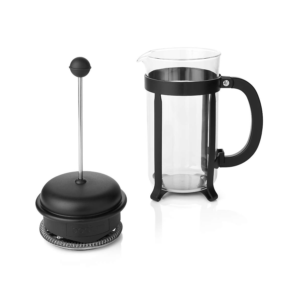 Brilliant Basics One Cup Coffee Plunger - Black