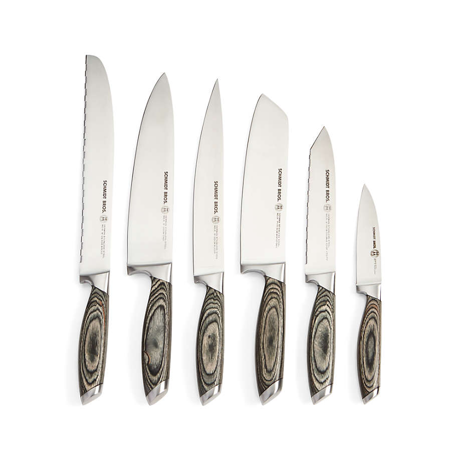 Schmidt Brothers ® Bonded Ash 7-Piece Knife Set