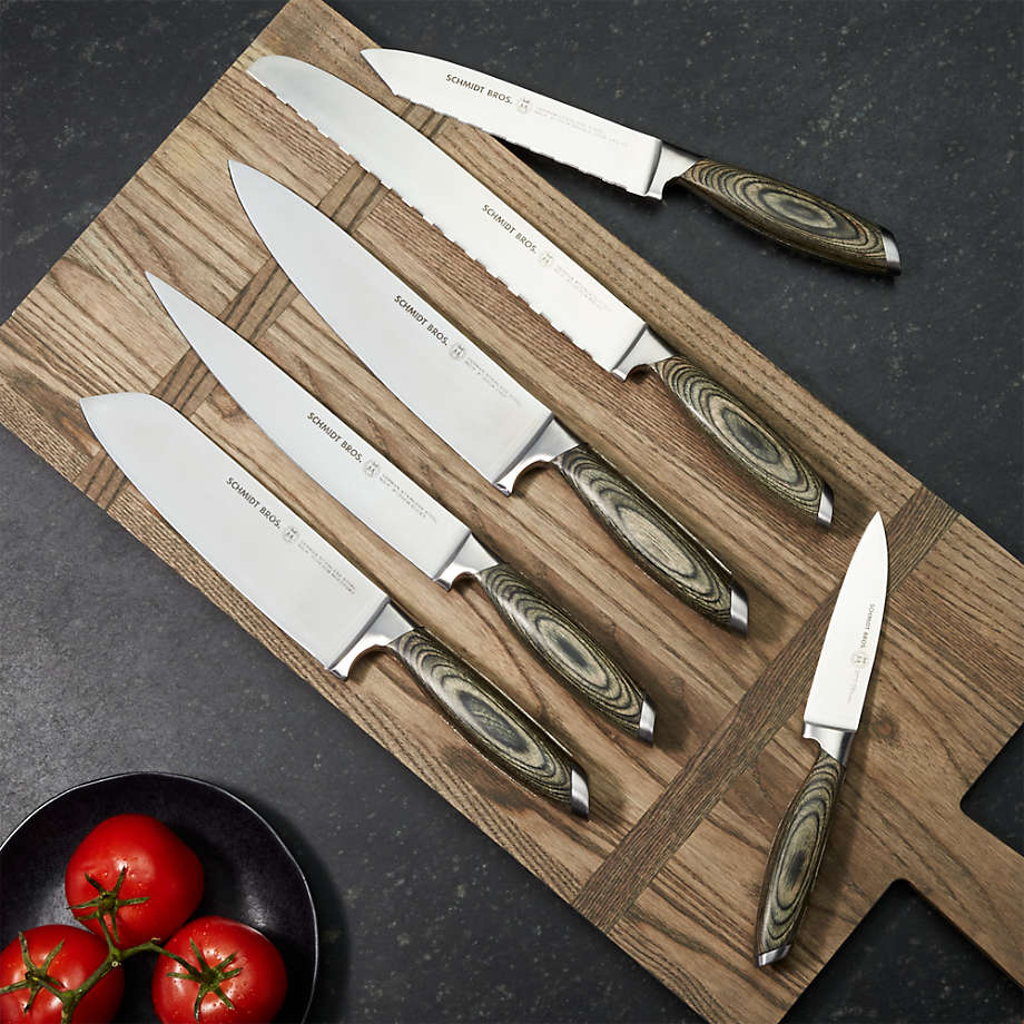 Schmidt Brothers ® Bonded Ash 7-Piece Knife Set