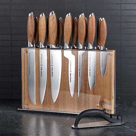 Schmidt Brothers ® Bonded Teak 15-Piece Knife Set