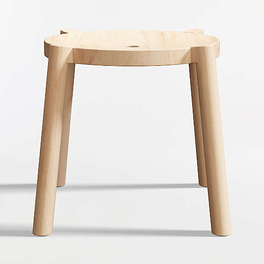 Bonnie Natural Wood Kids Stackable Play Stool