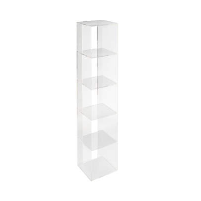 Acrylic Toy Storage Shelf Bookcase, White Bookcase Made In Usa