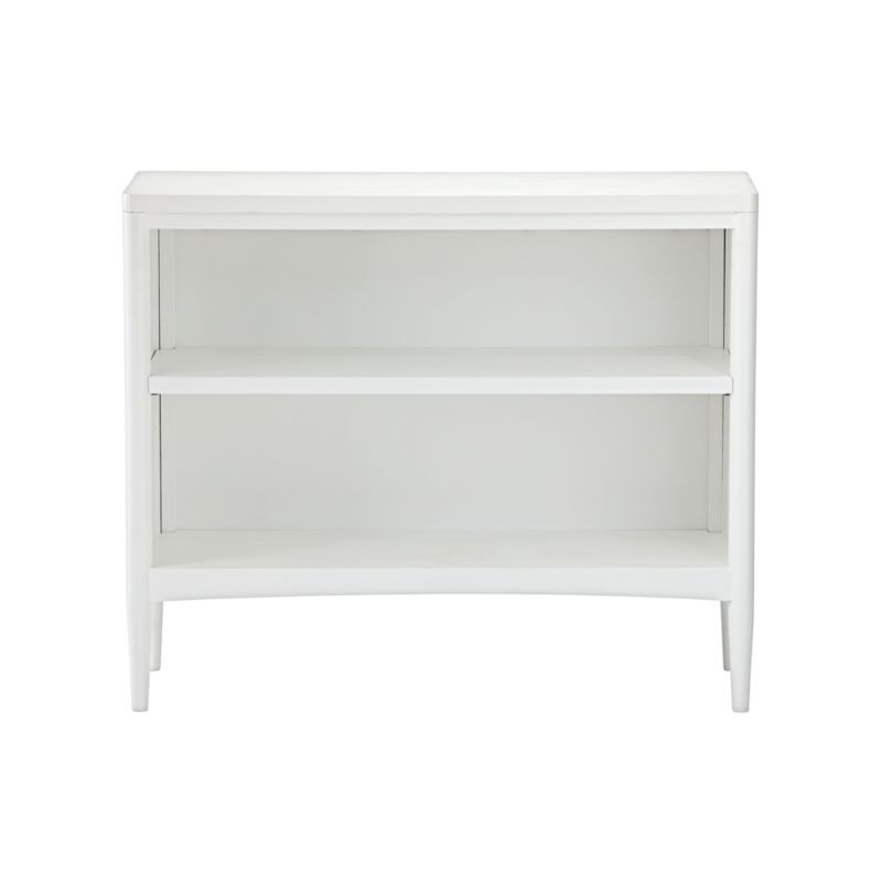 Hampshire Small White Wood 2-Shelf Bookcase - image 9 of 12