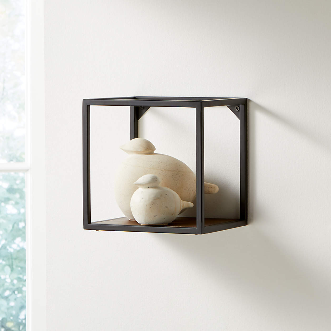 Booker Square Wall Display Shelf | Crate & Barrel