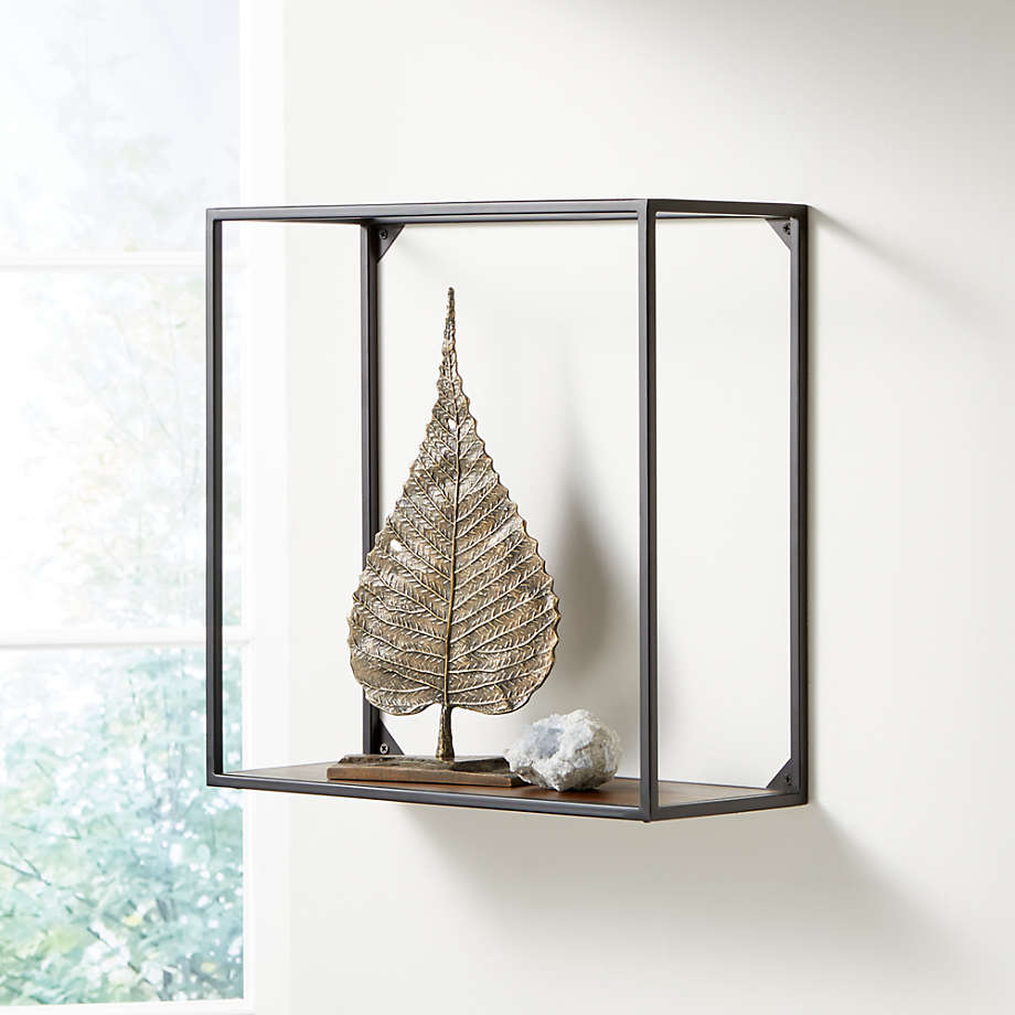 Booker Rectangle Wall Display Decorative Shelf + Reviews Crate & Barrel