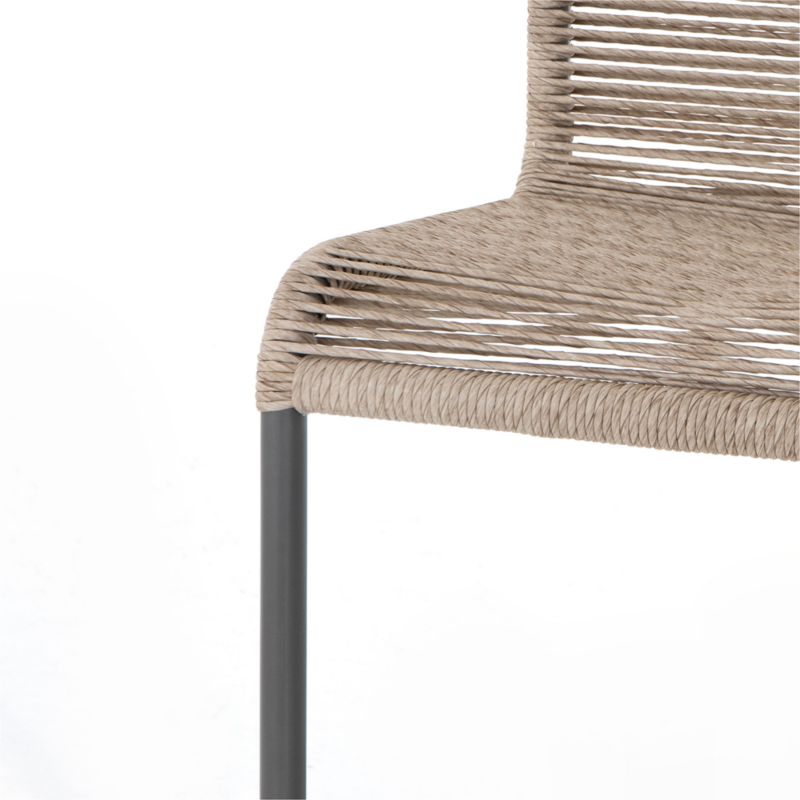 Boon Outdoor Wicker Dining Chair with Metal Legs - image 6 of 7