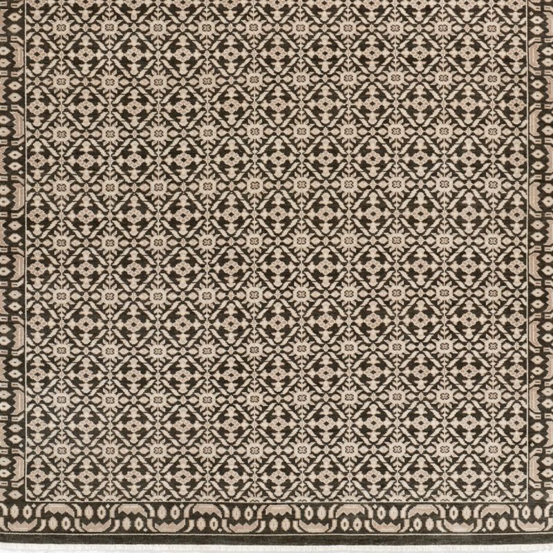 Bordeaux Wool Traditional Espresso Brown Area Rug 8'x10' - image 0 of 5