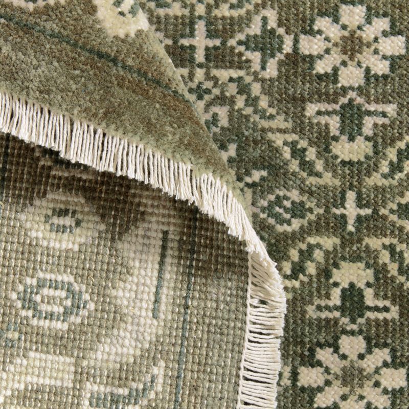 Bordeaux Wool Traditional Green Area Rug 9'x12' - image 4 of 5