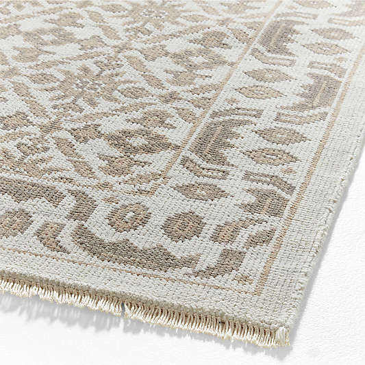 Bordeaux Wool Traditional Grey Area Rug