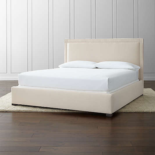 Border Upholstered King Bed