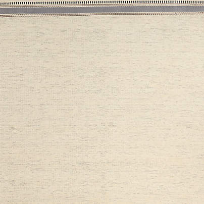 Border Stripe Slate Blue Chenille Kids 12"x18" Rug Swatch