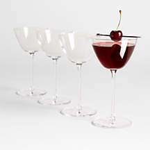 Borough 6.6-Oz. Martini Glasses, Set of 4 + Reviews | Crate & Barrel