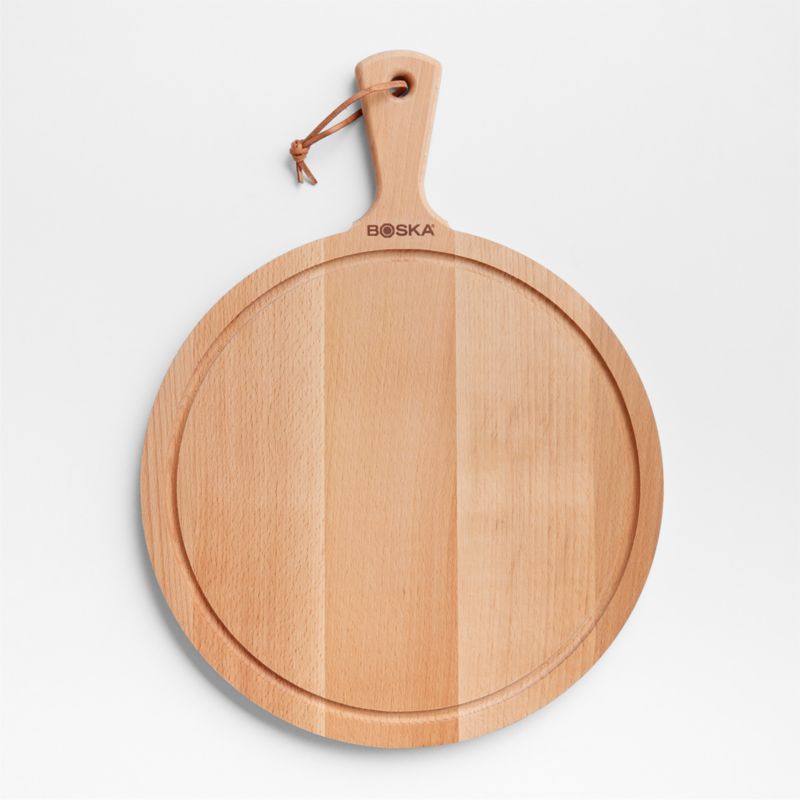 Boska Amigo Large Round Wood Serving Board - image 0 of 5