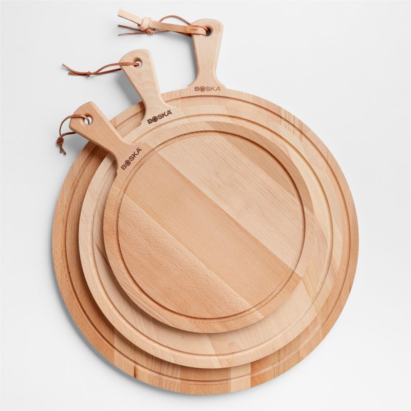 Boska Amigo Large Round Wood Serving Board - image 3 of 5