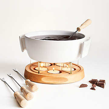 Ensemble à fondue Lausanne de 11 pièces en cuivre de Swissmar - Ares  Accessoires de cuisine