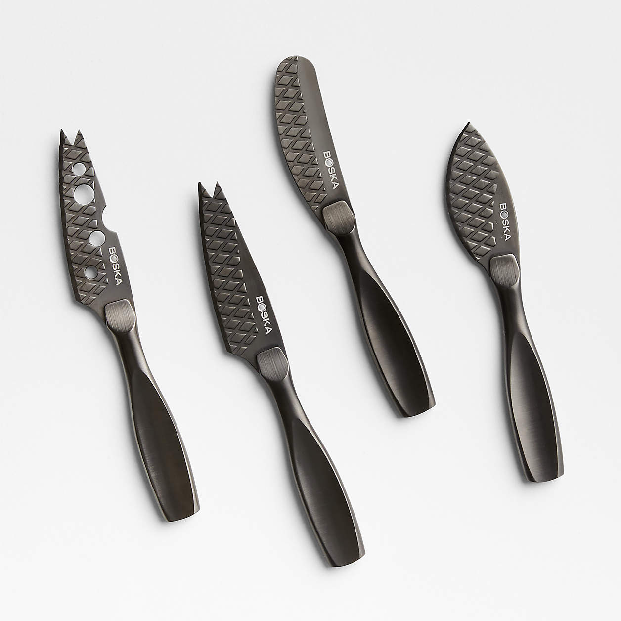 Boska Black Mini Cheese Knife Set + Reviews Crate & Barrel