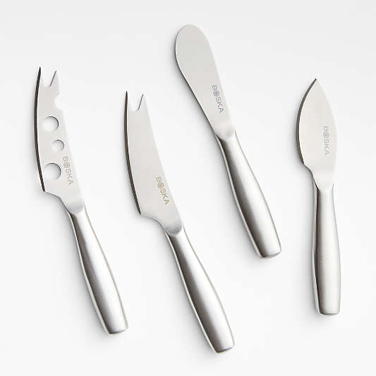 Stainless Steel Cheese Knives - Silver Cheese Knife Sets | Crate ...