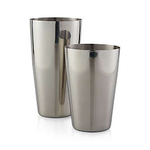 Stainless Steel Boston Shaker + Reviews | Crate & Barrel