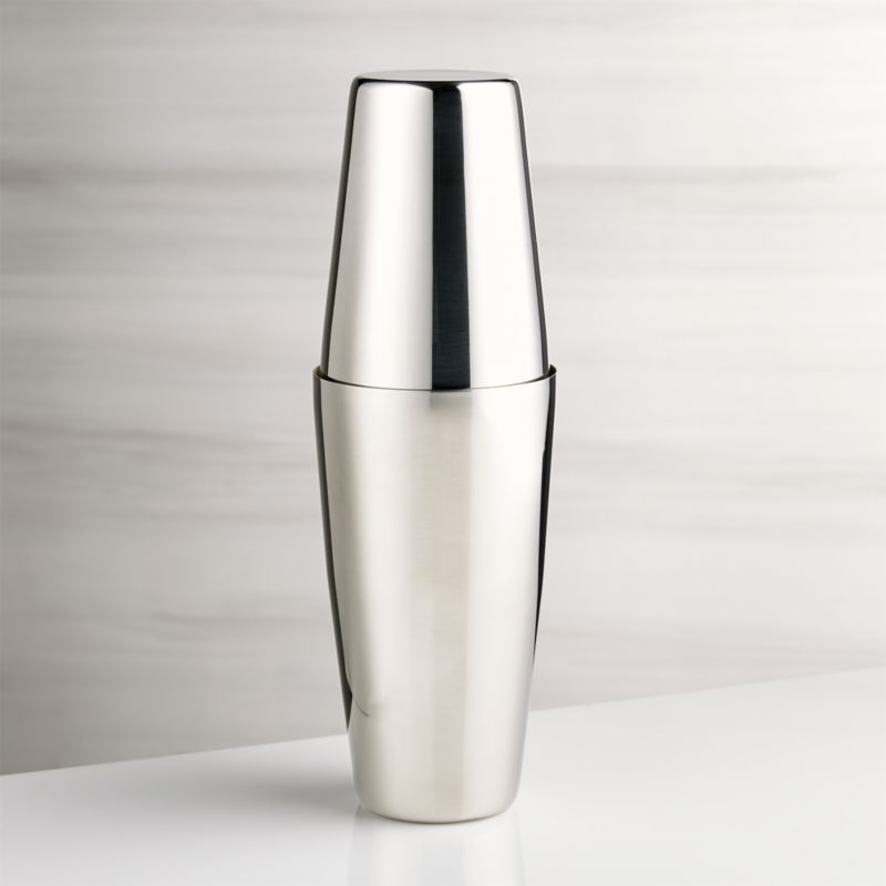 Snavset skjorte Emigrere Stainless Steel Boston Shaker + Reviews | Crate & Barrel