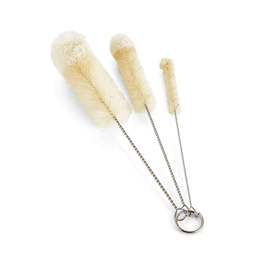 Bottle Brushes with Ring, Set of Three
