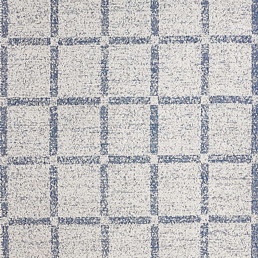 Boucle Coy Blue Handwoven Flatweave Kids Performance Area Rug