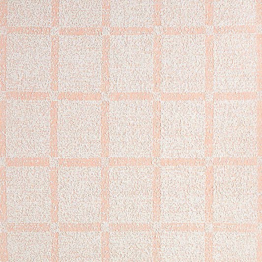 Boucle Elegant Pink Handwoven Flatweave Kids Performance Area Rug 6x9