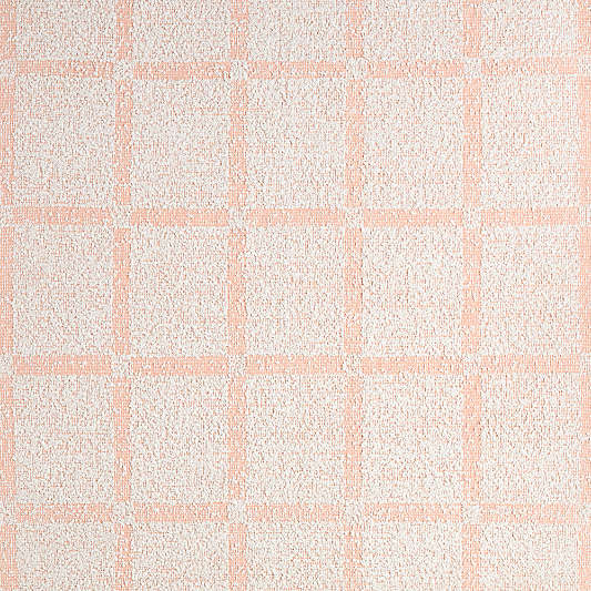 Boucle Elegant Pink Handwoven Flatweave Kids Performance Area Rug