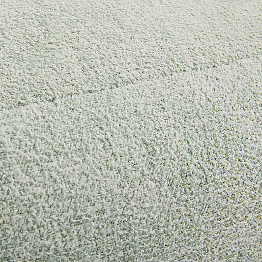 Charlie Iceberg Green Organic Cotton Boucle Kids Lounge Chair