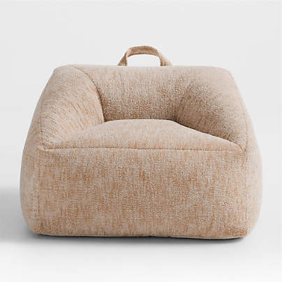 Sesame Brown Boucle Kids Lounge Chair