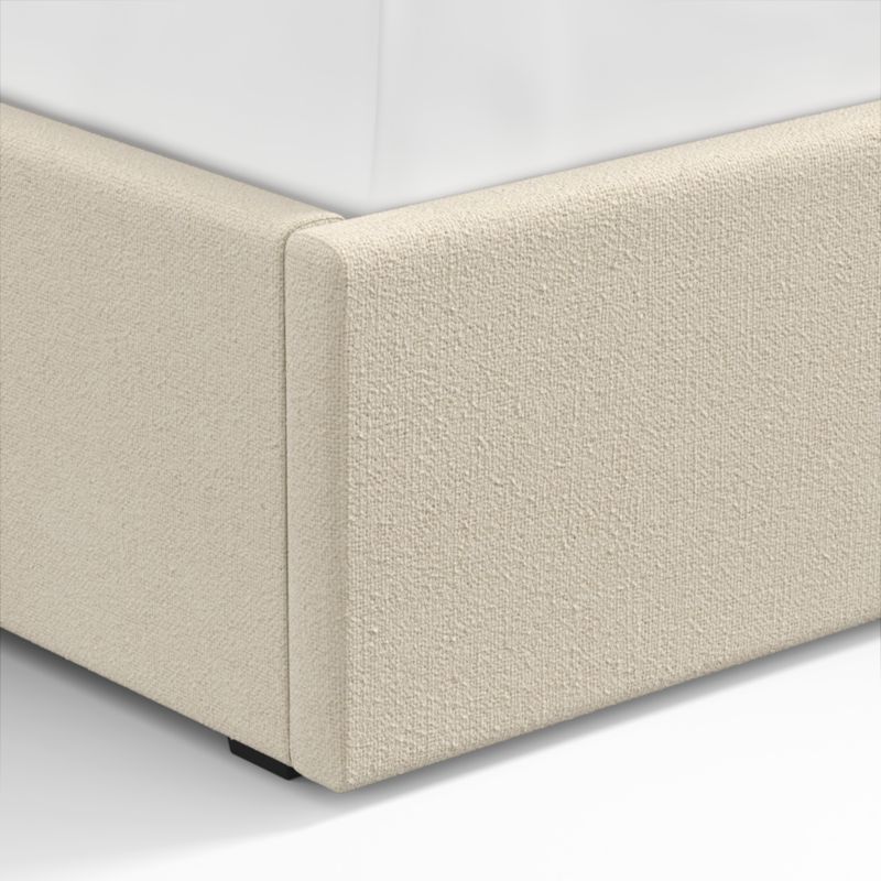 Ivory Upholstered King Storage Bed Base - image 6 of 7