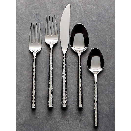 Boulder Mirror 20-Piece Flatware Set