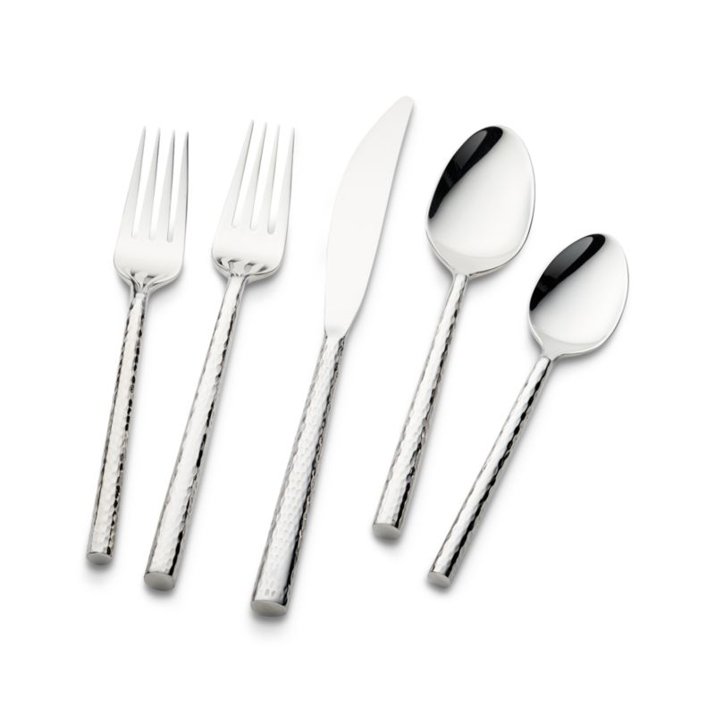 Boulder 20Piece Flatware Set + Reviews Crate & Barrel