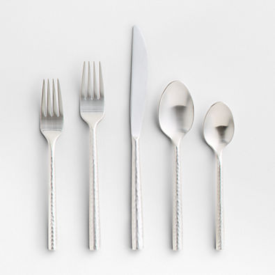 View Boulder Satin 5-Piece Flatware Place Setting details