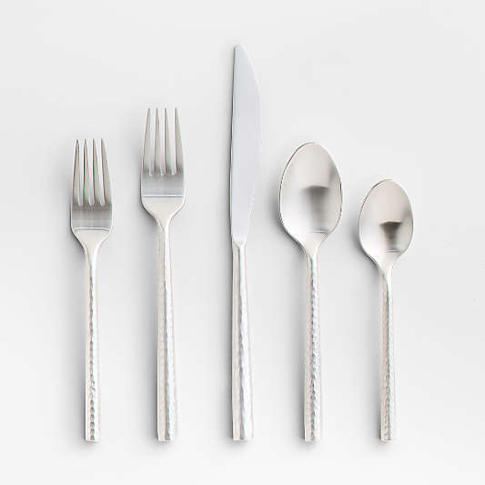 Boulder Satin 5-Piece Flatware Place Setting