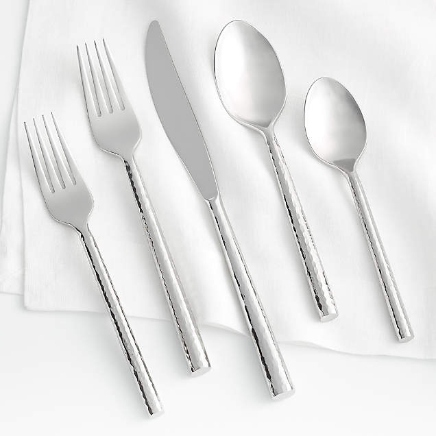 Emerge Satin Flatware | Crate & Barrel