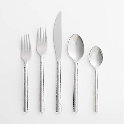 Boulder Mirror 20-Piece Flatware Set