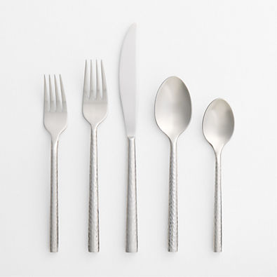 View Boulder Satin 5-Piece Flatware Place Setting details