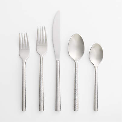 Boulder Satin 5-Piece Flatware Place Setting