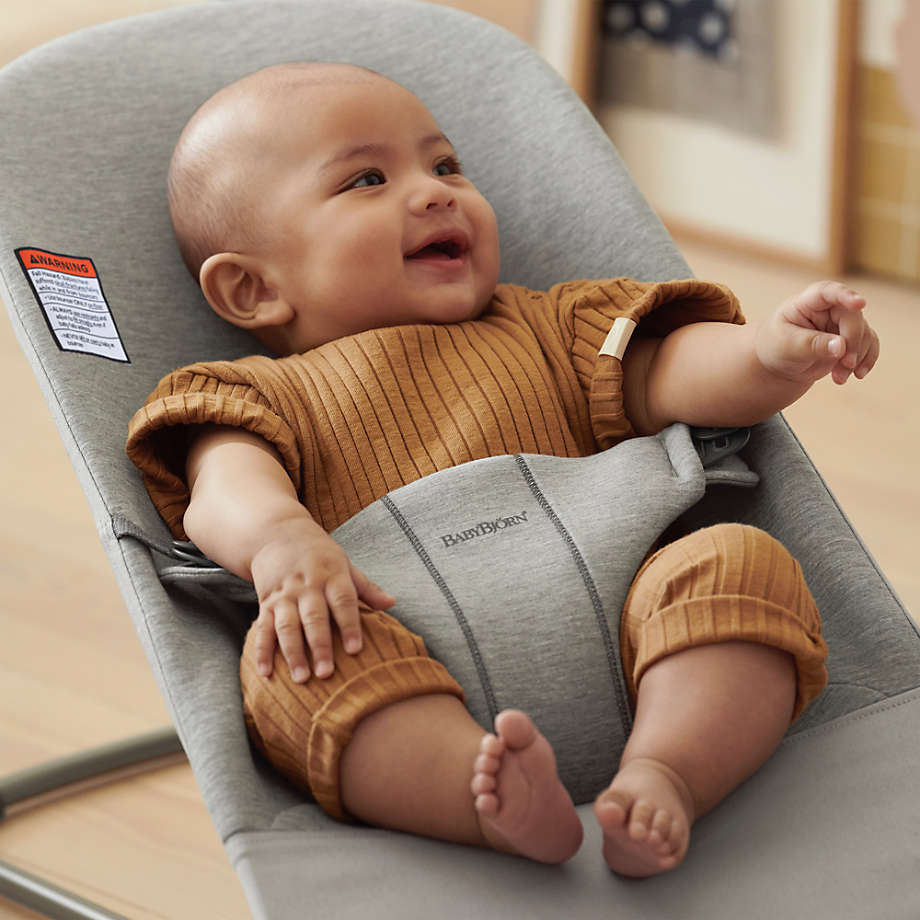 Babybjorn Bouncer Bliss 3D Jersey - Light Gray - Clement