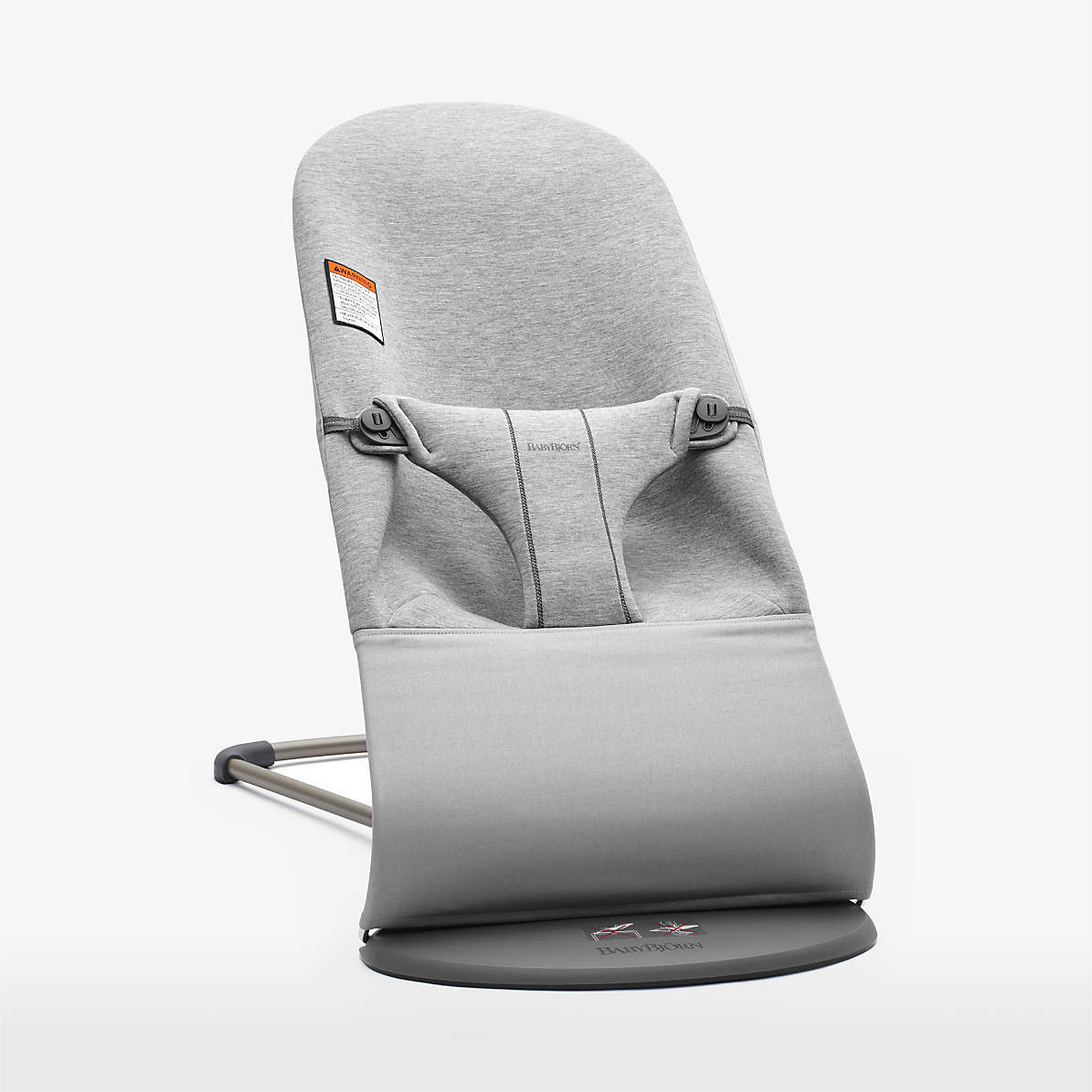 BABY BJ RN Bouncer Bliss 3D Jersey Light Grey Infant Bouncer Chair