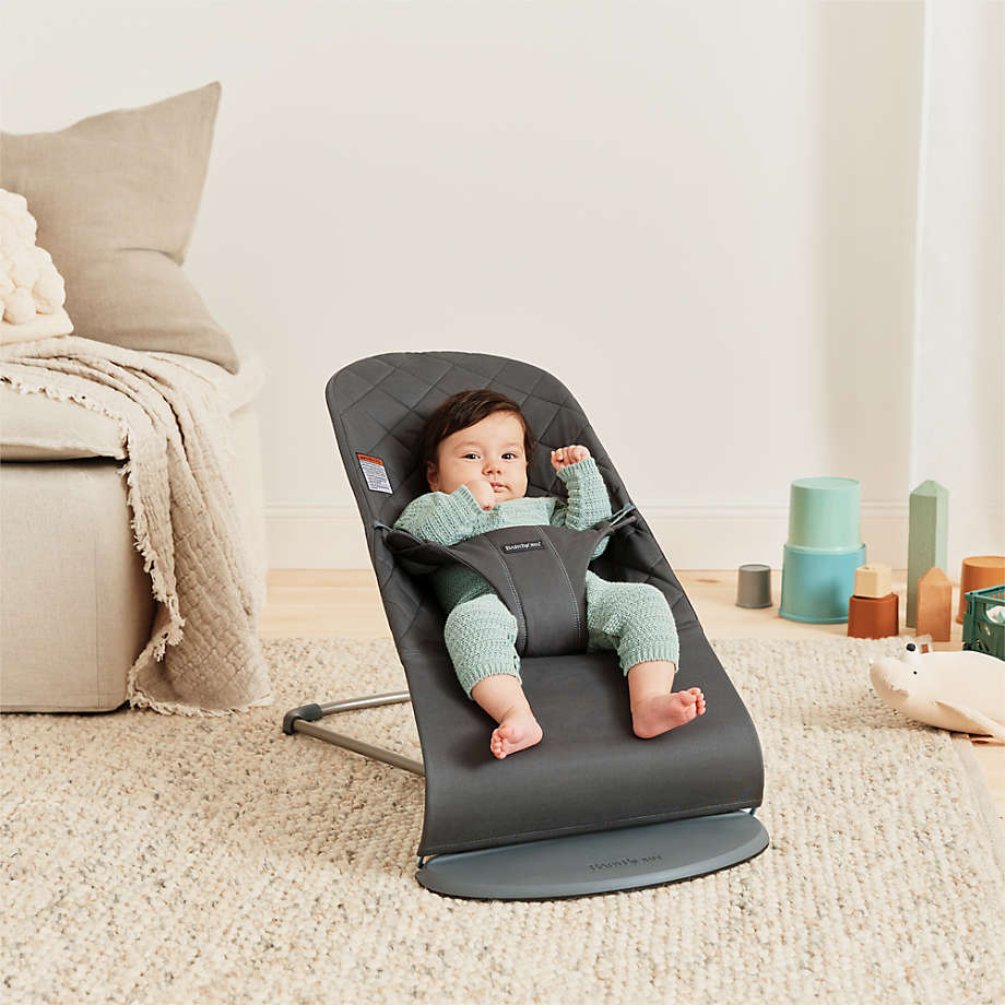 BABY BJÖRN Bouncer Bliss Cotton Quilt Black/Grey Infant Bouncer Chair +  Reviews