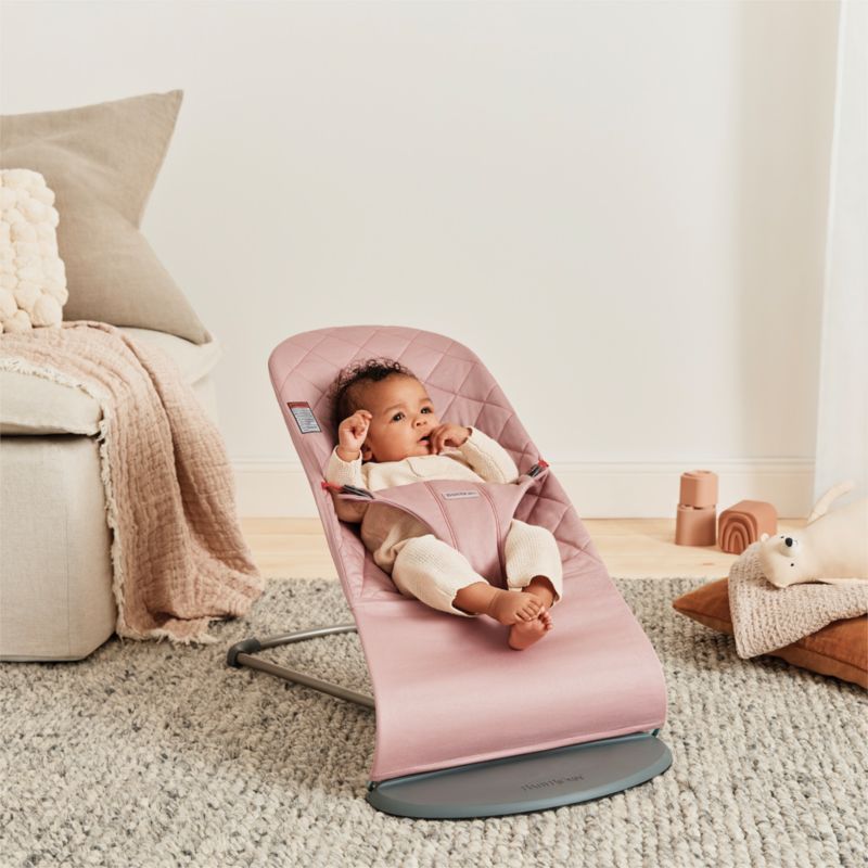 BABYBJÖRN ™ Bouncer Bliss Cotton Quilt Dusty Pink Baby Bouncer Chair